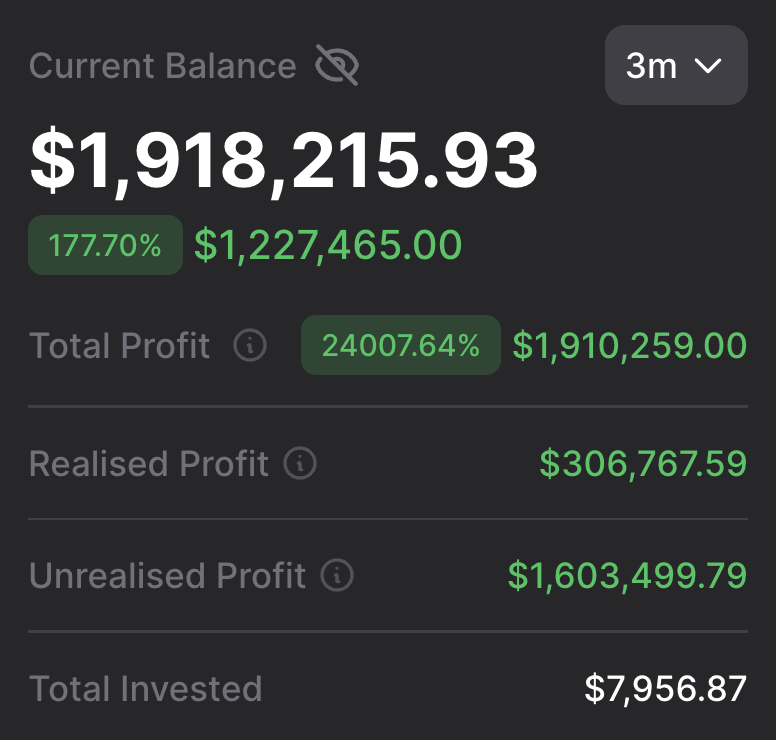 nobrainflip's tweet photo. Since the start of this bull run, I've already made a 7x on entire portfolio.

My key: the rules I follow daily.

To make it in crypto, luck and even knowledge aren't enough; u need a system.

I'll drop my 10 rules for bull run in a couple of hours, make sure to turn on notifis. https://t.co/eSTeucQ1HF