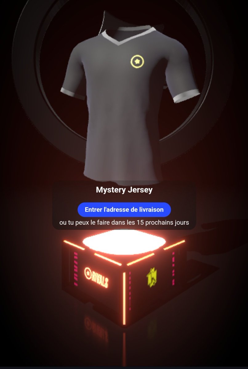 <a href="/ni2las/">Nicolas Julia</a> <a href="/Sorare/">Sorare</a> Playing #Sorare since 10 days, am already addict.
New rival mode is 🔥 for begginer really. But, can't believe my eyes. Did I just really win a 0.01% chance drop Jersey for real? 😳