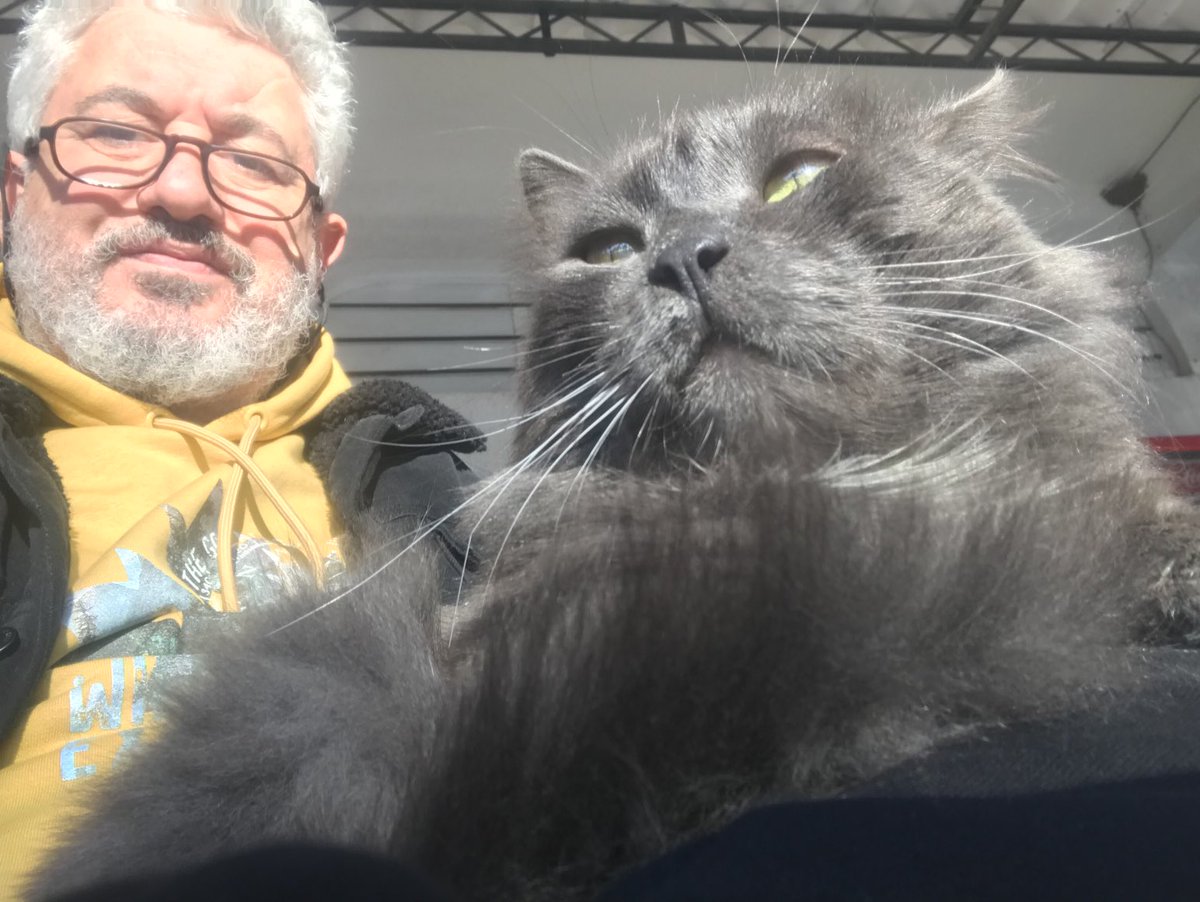 Dostum Dilaver ile birlikte güneşleniyoruz