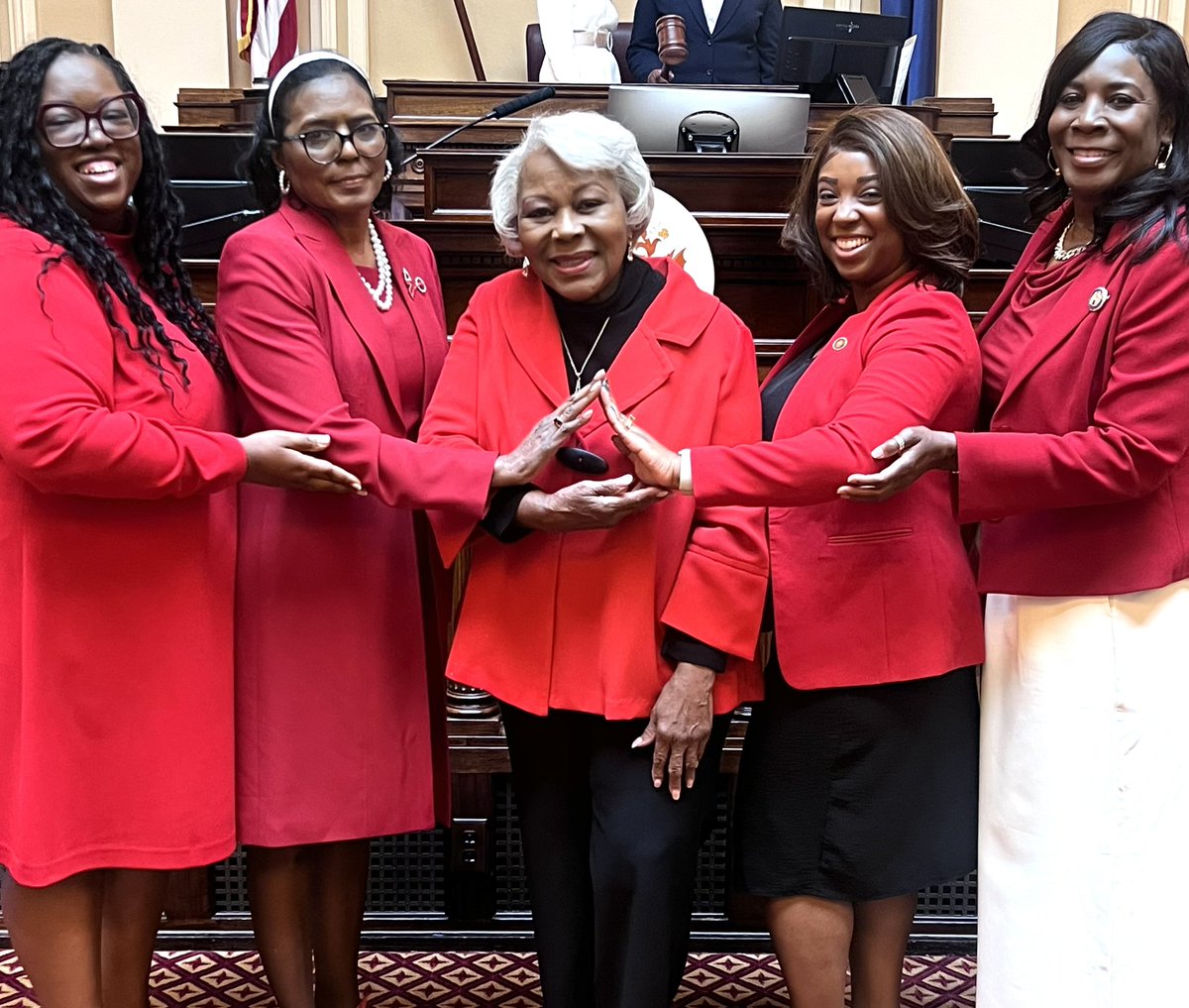 Happy Founders Day to the many distinguished women of Delta Sigma Theta Sorority, Inc. from your sorors of the Virginia Senate and House of Delegates! #deltasigmatheta #DST111