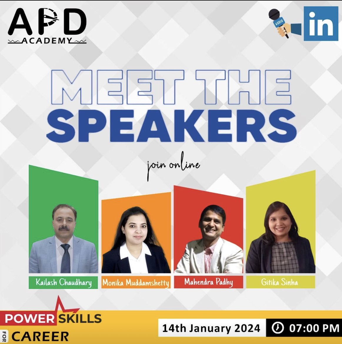 Real_MMonika's tweet photo. Looking forward to this event tomorrow
#PowerSkills for Professional Success

https://t.co/PnyT8RaEba https://t.co/EgOremGHbs