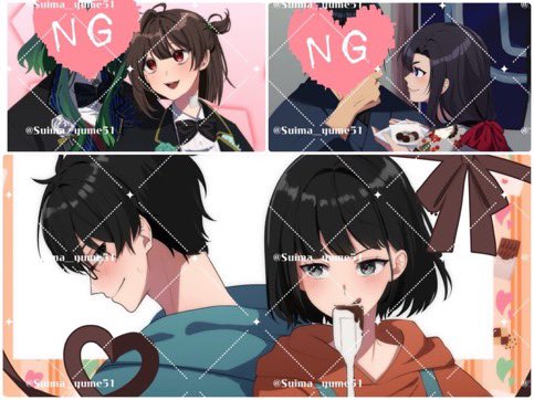 Suima_yume51's tweet photo. 🍫バレンタイン🍫
簡易(じゃないかもしれない)夢絵企画

参加　フォロー＆RT
人数　3名
期間　1/20

ALT必読 https://t.co/YhMfOb4Xqj