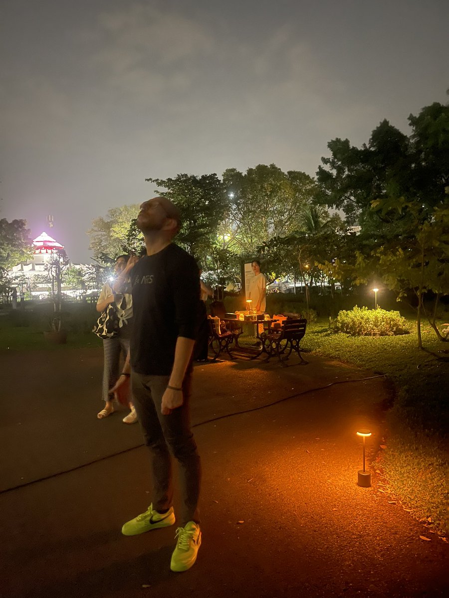 configlight's tweet image. Bangkok Social Lighting Workshop first night of mock-ups in Mahakan Fort Park - lots of design ideas to discuss tomorrow #sociallighting #Bangkoksociallighting @LightFollowsBeh @LSEnews @LUCIassociation