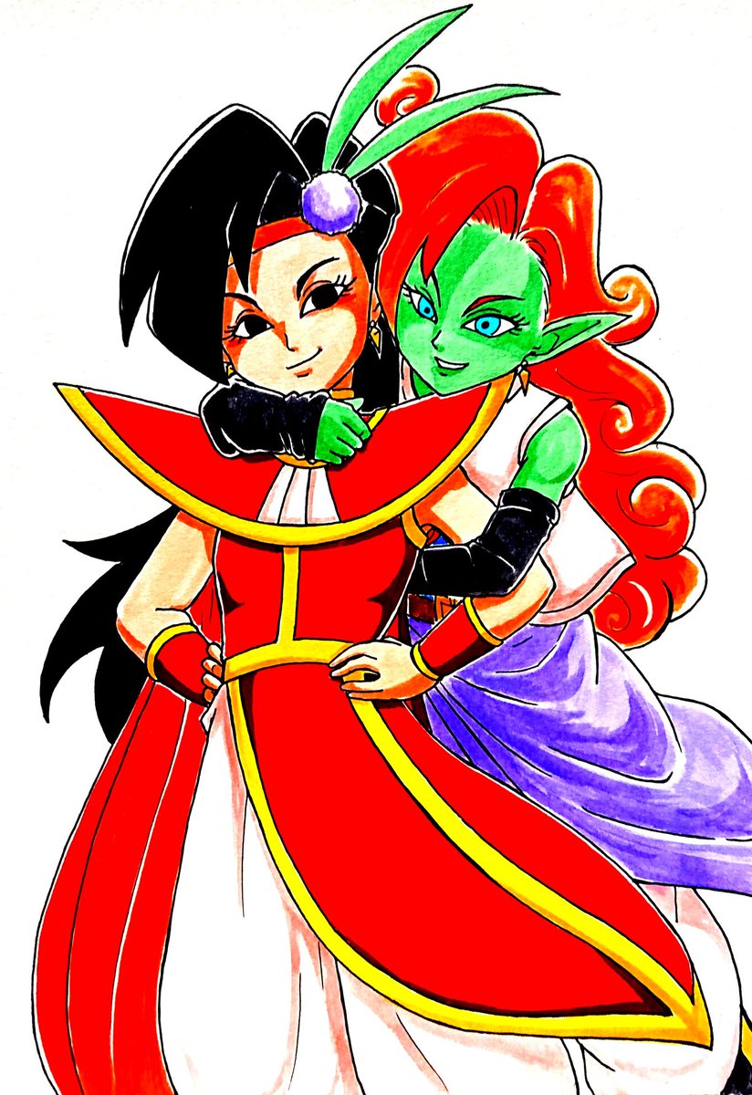DRAGONBALL IF OC Zannin(=Zangya) She is Annin's sister #DragonBall