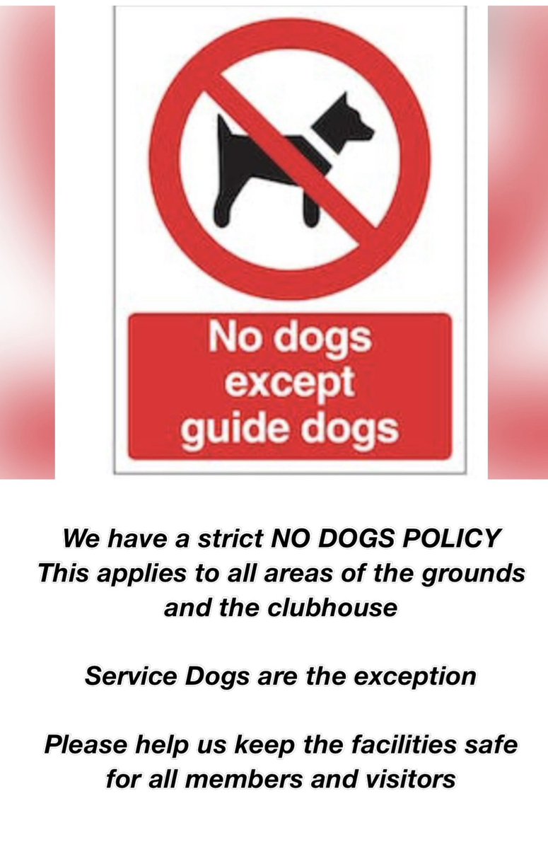 WplRufc's tweet photo. @LeedsTykes Looking forward to the match this afternoon.   A polite reminder about our no dogs rule. https://t.co/RCrOYFXrg6