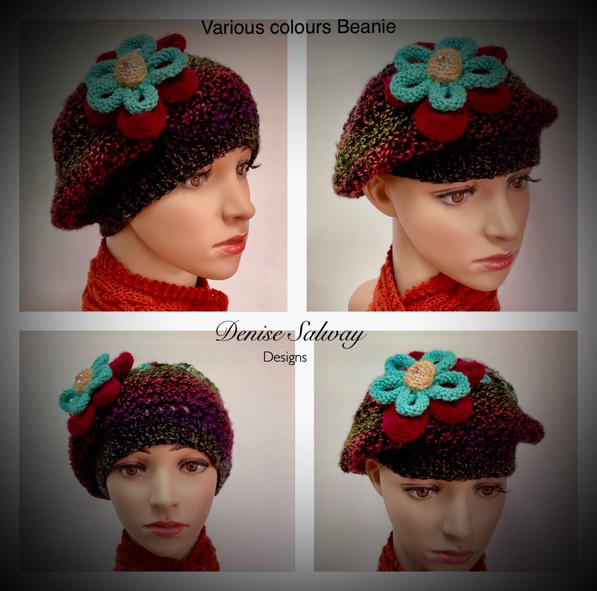 KnittingWitchUK's tweet photo. #beanie #variouscolours #handmade #denise #gift to help someone #welshknitter https://t.co/0KgQij99aA