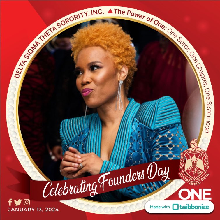 Proud to be! Happy 111th Founders Day Sorors! #DeltaSigmaTheta #DST1913