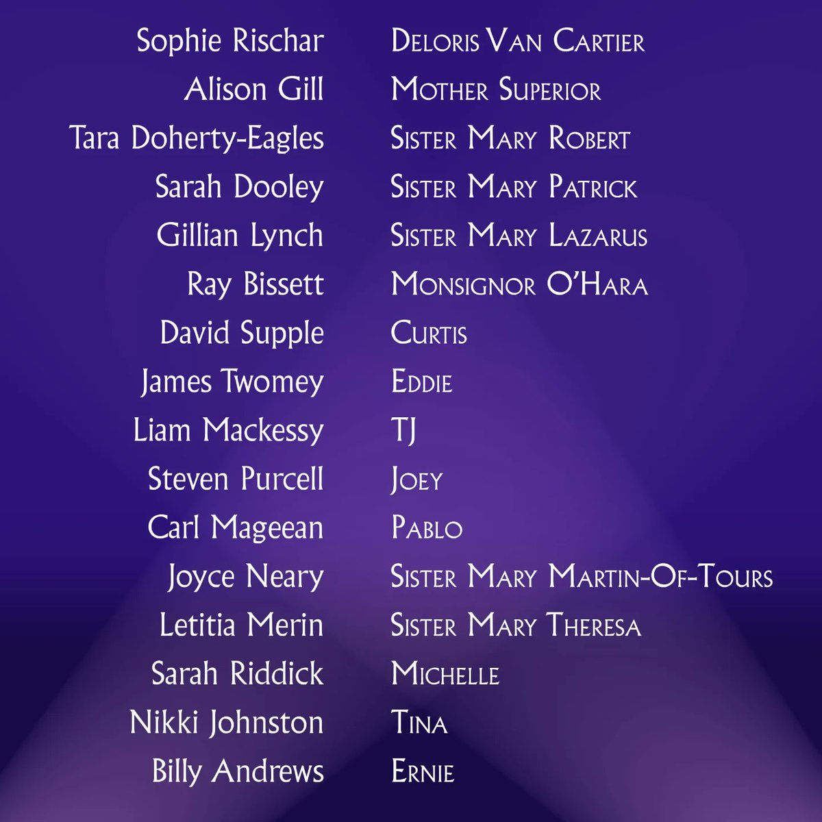 Check them out, ain’t no doubt….they’re FABULOUS BABY!!!

✨️✨️ Introducing our cast for KMS’s 2024 production of Sister Act. ✨️✨️

Come see them lit up on the stage in <a href="/dlrMillTheatre/">dlr Mill Theatre</a> this April 💃🕺

#kmssisteract #sisteract #fabulousbaby #castannouncement #meetthecast