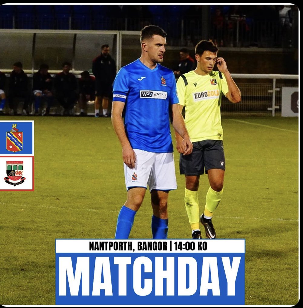 efail123's tweet image. Matchday! Home to Chirk ⚽️🔵🔴 @Bangor1876 #kitman