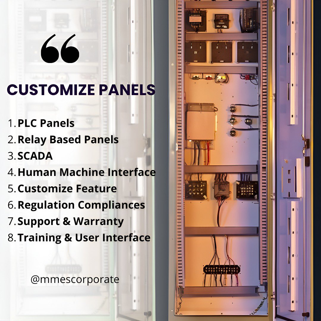 mmes_corporate's tweet photo. 🏭 Specializing in top-tier Control Panels and more, we are your trusted partner for efficient and reliable industrial operations.

Contact Us:
📞 Phone: +923344053044
📧 Email: info@mmescorporate.com
🌐 Website: https://t.co/stv4VKmOiu
#mmescorporate #panels #industrialpanel #ok https://t.co/d3GwhIRCuN