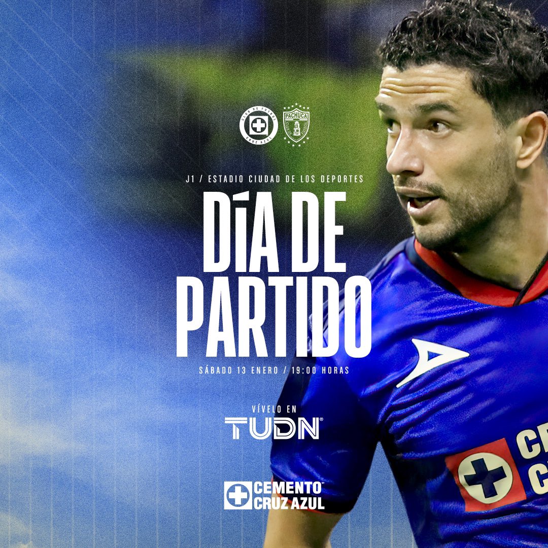CruzAzul's tweet photo. ¡ES HOOOOOY! 😍

REGRESA LA MÁQUINA. 💙

NOS VEMOS A LAS 19:00 EN EL @ESTADIOCDD. 🏟️ https://t.co/KJk0Z7c0mD