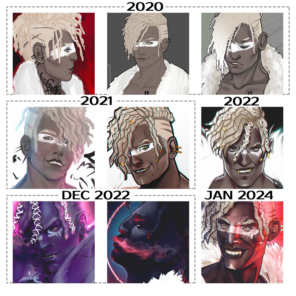 kjetll_art's tweet photo. artists,

show your art progress using only works featuring the same character https://t.co/PzDRIqTTtA