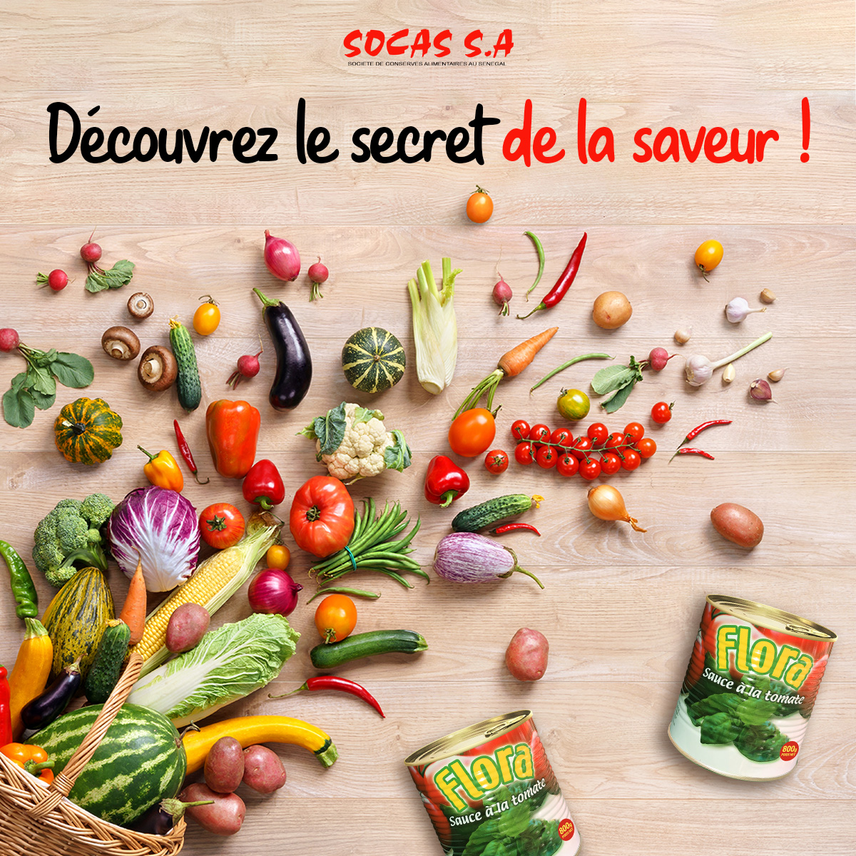 SocasSa's tweet photo. Plongez dans l'abondance des saveurs naturelles, et découvrez l'ingrédient secret qui transformera vos plats en festin.
Explorez, goûtez, et laissez le secret de Flora éveiller vos papilles!
#socas #flora https://t.co/CvvXPFgo7F