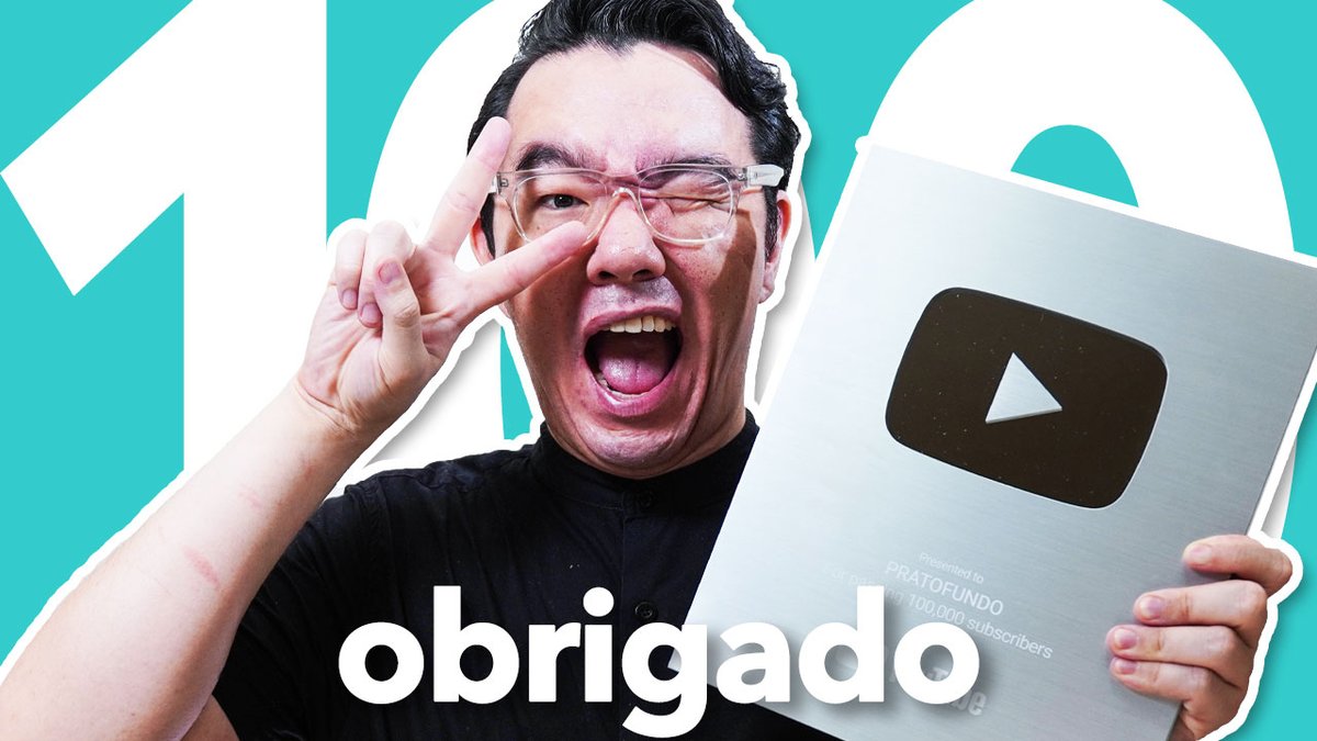pratofundo's tweet image. CHEGOU! 🥳🎉  Depois de meses, a plaquinha de 100 MIL INSCRITOS está entre nós! Tem unboxing e tudo, e algumas considerações sobre o futuro do PF!

&amp;gt;&amp;gt; VEM: prfd.net/100k