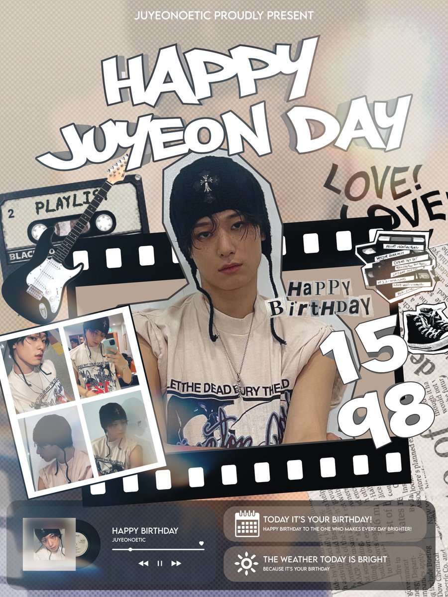 ㅤ
Amidst the winter’s continuous descent of snow crystals, one finds solace by the fireplace, where warmth emanates and smoke rises. Clutching comforting attire tightly, he sits as the clock chimes, hastening to extinguish the flickering candles. So, now is Juyeon’s birthday!
ㅤ