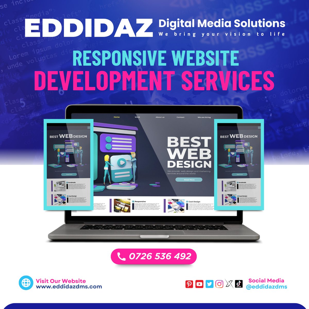 EddidazDMS's tweet photo. Website Design Services, Get An Affordable Website Fast

KPLC Johnny Sins  #MasculinitySaturday Charlene Willis Raburu  US and UK #Kairo Simba Arati #Spark20WithAFCON Kevin Hart https://t.co/n4jcuEUzL6