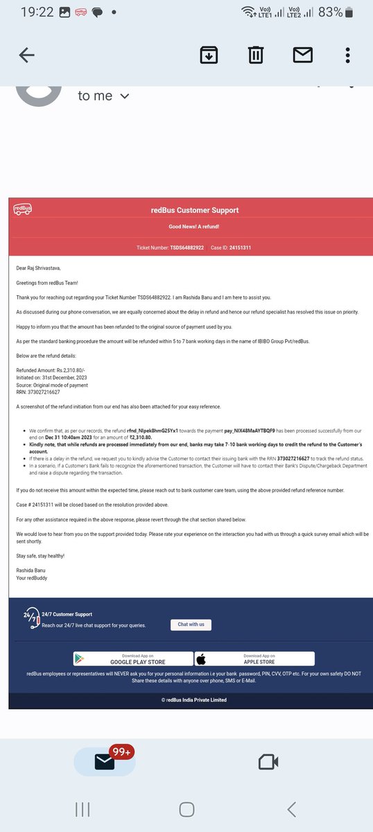 Raj__2103's tweet photo. @TheOfficialSBI Payment mode was UPI
RRN number which they have provide  is 373027216627 https://t.co/2ssbIZAEDr