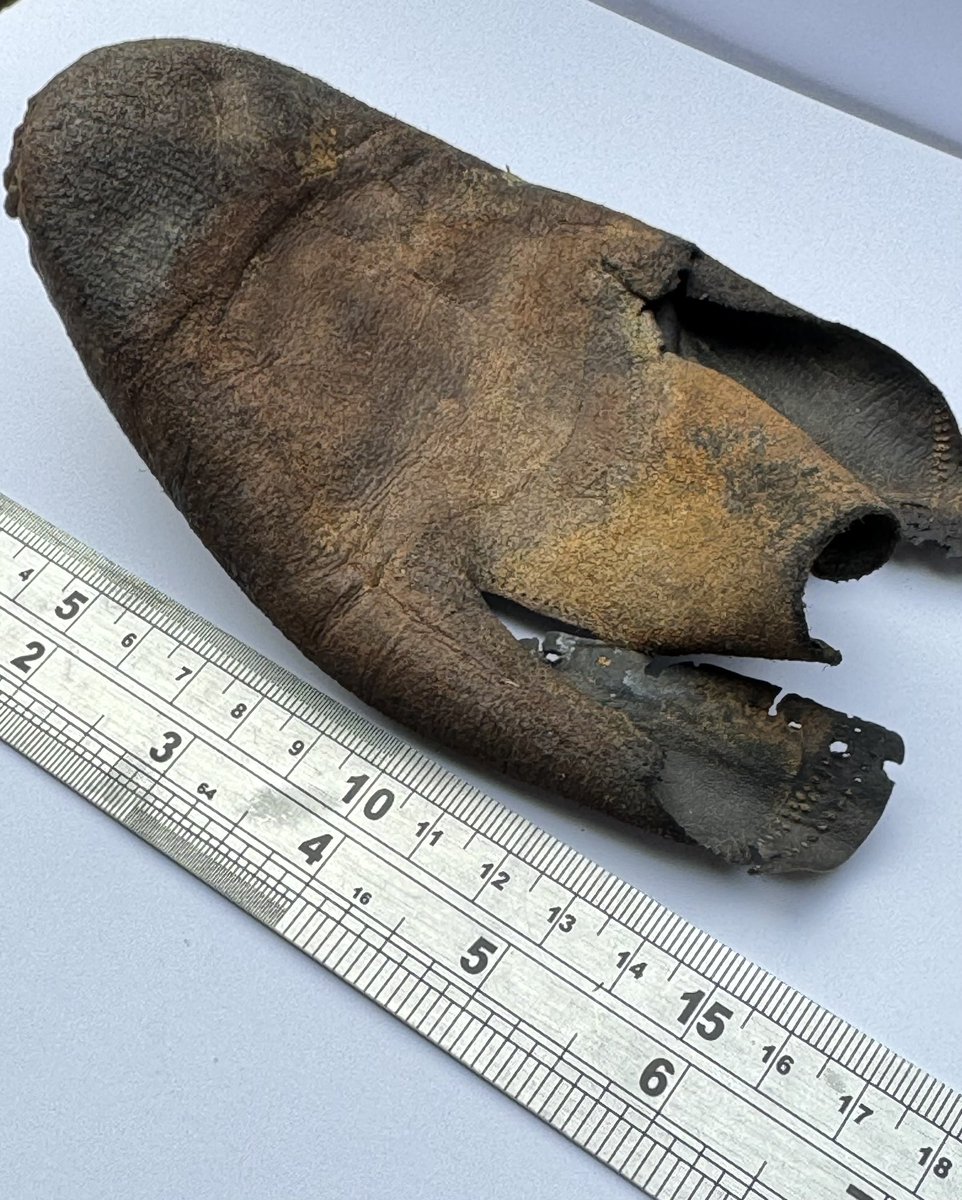 NaturalReflexi1's tweet photo. @DoverMuseum please can you help? My little boy found this very old shoe on the beach near Walmer castle, we think it might be Tudor. I’ve been advised to contact you and I’ve also sent you an email, but promised my son I would do this too. He would love to bring it to show you. https://t.co/lDNqT4Jmjw