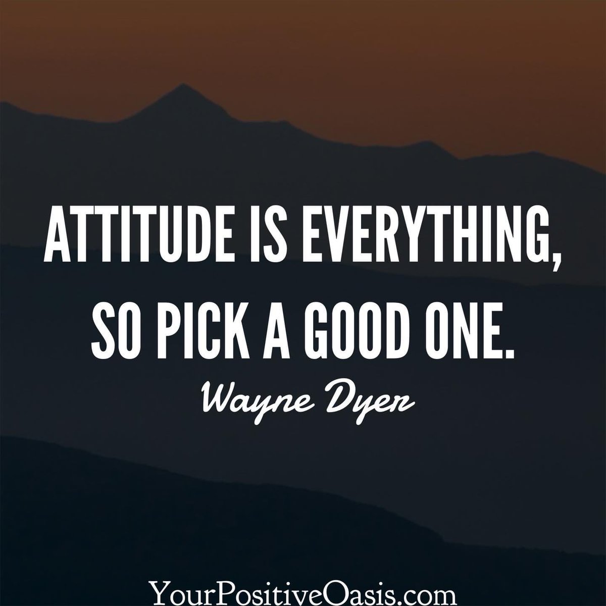 Morning Motivation!
Your attitude changes everything!
Make a difference today!