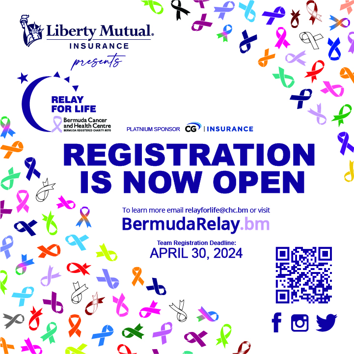 bermudarelay's tweet photo. Relay For Life 2024: Every Cancer, Every Life, presented by Liberty Mutual Insurance! Each ribbon is a brushstroke in our canvas of hope and awareness. Join us and be a part of this beautiful journey.  #RelayForLifeBermuda #EveryCancerEveryLife #CancerAwareness https://t.co/mgWDriX8TB