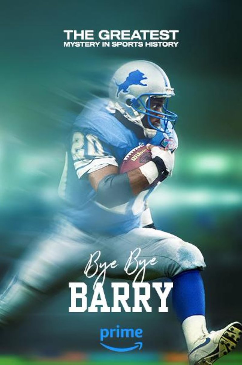 Prme TV a must watch about Barry Sanders.He didn't care about any awards or personal stats.All coaches should have the team watch
