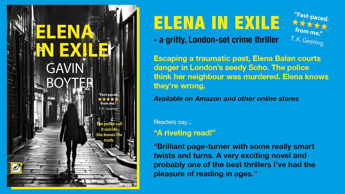 Long_Run_Film's tweet photo. Elena Balan, Romanian single mum, investigates the mysterious death of her neighbour in seedy-chic Soho. #CrimeFiction #writersoftwitter #crimewriter #booklovers https://t.co/BjDIXz6EKB