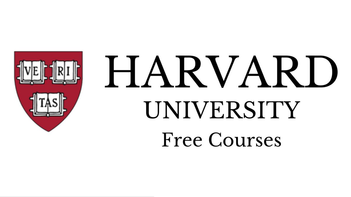 HeyAbhishek's tweet photo. Harvard University is giving away online courses at no cost.

No Fees Required.

Here are 10 FREE courses to master new skills for 2023: https://t.co/gSM5AgYGJm