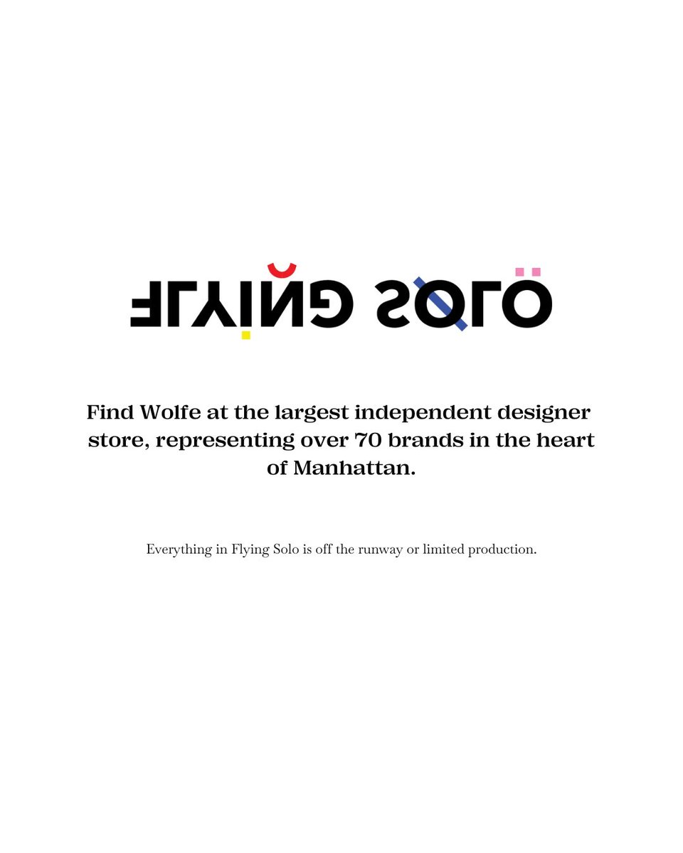 wolfecoapparel's tweet photo. Wolfe is making waves in NYC, showcasing at the iconic Flying Solo boutique. Your style journey begins in 2024 #WolfeAtFlyingSolo #NYCFashionScene https://t.co/s8Ie1VJhik