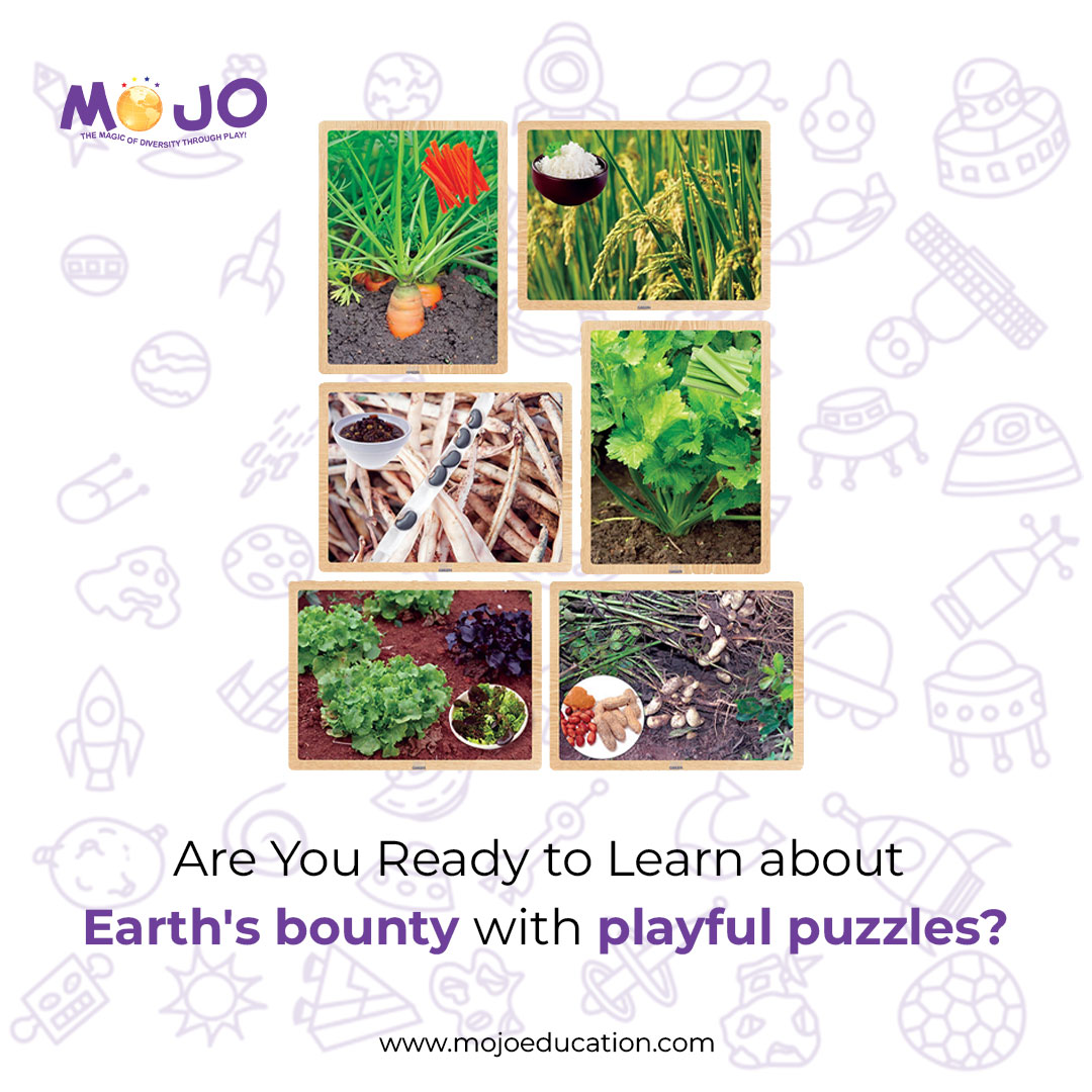 MOJOeducation's tweet image. Get your #preschooler excited with the Growing Up Green/Foods from the Earth Wooden 6-Puzzle Set.  ✅Designed for children aged 3 to 6, 
✅Consists of 7-12 pieces
✅Each #puzzle, measuring 9"x 11"

EXPLORE ⬇️
mojoeducation.com/product-page/g…

#kidseducationaltoys #farmfoods #foodpuzzels