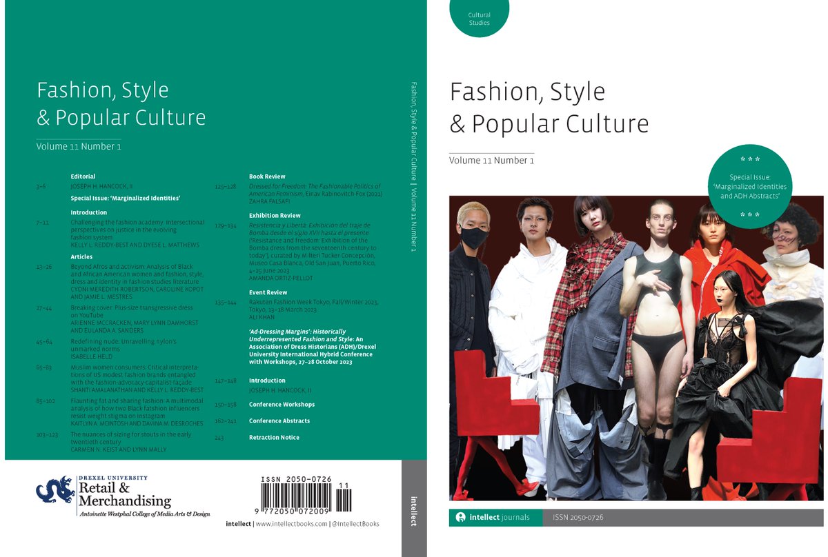 Fashion, Style &amp; Popular Culture 11.1 is out now!

‘Marginalized Identities and ADH Abstracts’

Including ‘Redefining nude: Unravelling nylon’s unmarked norms’ by Isabelle Held
<a href="/FSPCIntellect/">Fashion,Style&Popular CultureIntellect</a> <a href="/fashionnetuk/">FRN</a> <a href="/pcaaca/">PCA/ACA</a>

intellectdiscover.com/content/journa…