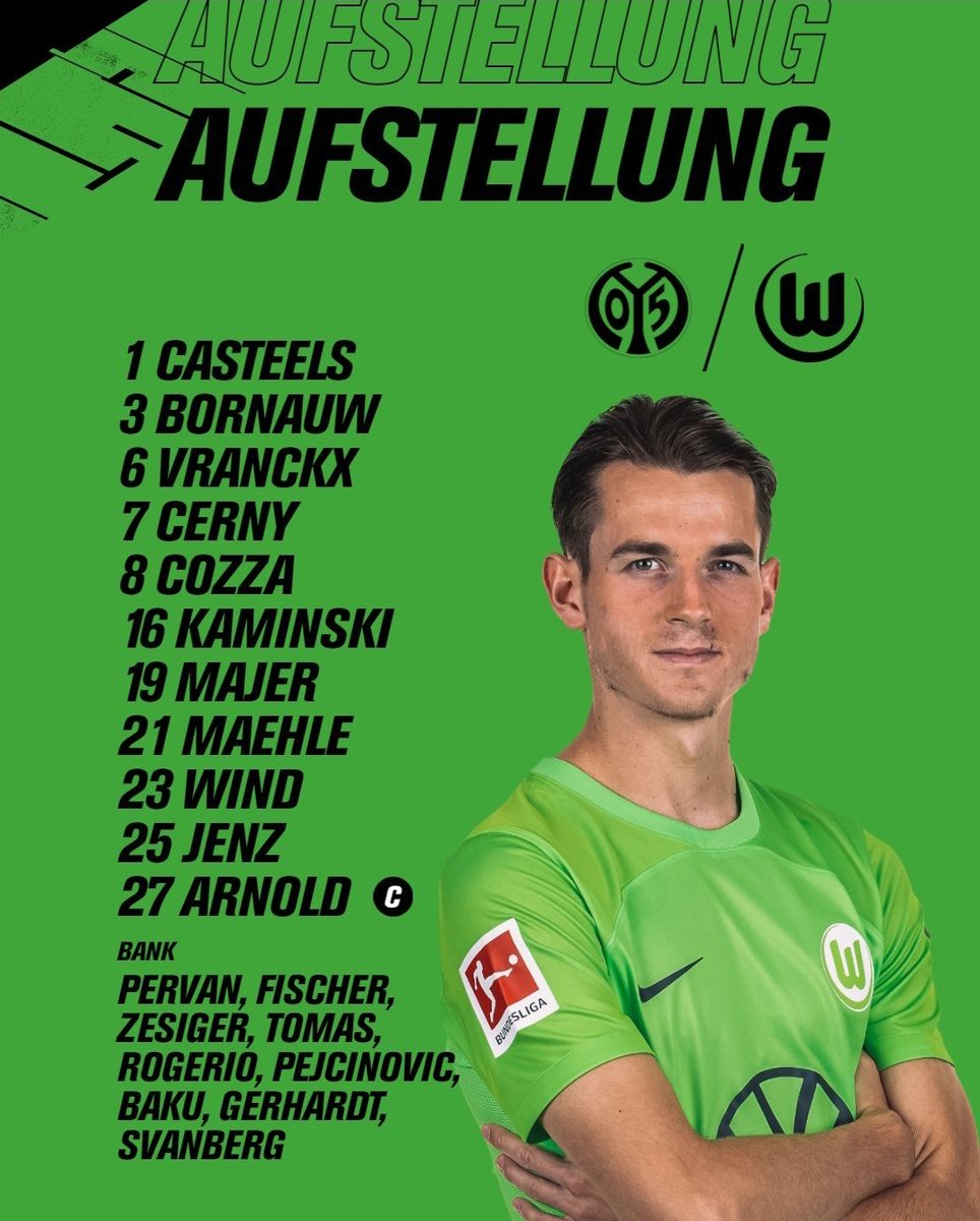 Mainz karşısında ilk 11'imiz