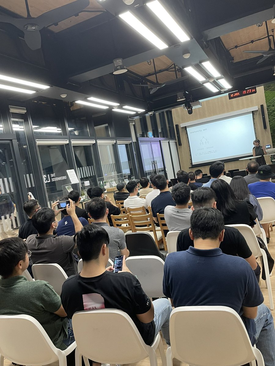 smu_blockchain's tweet photo. 2024 SMUB Event Highlights 
We're thrilled to share the key highlights from the Real World Zero-Knowledge #0 meetup hosted at The Greenhouse at SMU Connexion in collaboration with @therealyingtong and @NTUBlockchain A special thanks to everyone who joined us for an insightful https://t.co/JpcaKrnbaE