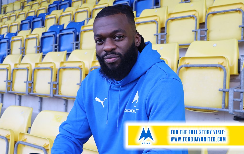 TUFC1899's tweet photo. 🟡 Acheampong Returns To Plainmoor

Striker Duane Ofori-Acheampong added to Gulls squad ahead of Hereford Trophy test.

👉 https://t.co/AuEqHC6bua

#tufc https://t.co/bYMVSy2G52