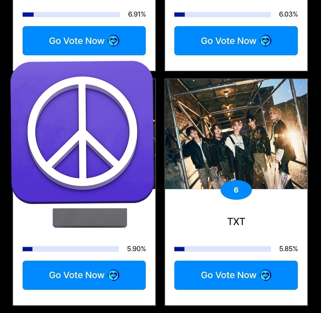 TXTCHART_KR's tweet photo. Artist of the Year Main Prize - HMA

#5 - 5.90% (-0.10%)
#6 - 5.85% (+0.70%)

LET'S GOOOOO!!!!
@TXT_members @TXT_bighit https://t.co/wOdrquckFj