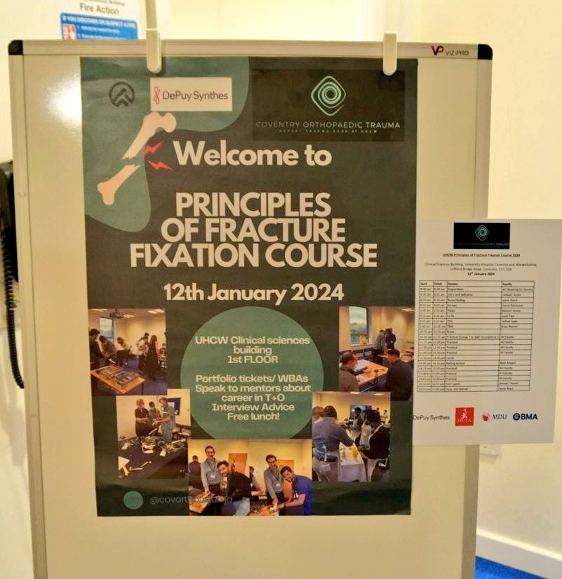 CoventryOrtho (@covorthotrauma) on Twitter photo Thanks <a href="/jaynewardortho/">Jayne Ward</a> <a href="/GomindesAustin/">Austin</a> @DrJamz_ for organising the course
Thanks <a href="/TheBMA/">The BMA</a> @DePuySynthes <a href="/HCSANews/">HCSA – the hospital doctors' union</a> <a href="/the_mdu/">The MDU</a> for the support Thanks <a href="/jaynewardortho/">Jayne Ward</a> <a href="/GomindesAustin/">Austin</a> @DrJamz_ for organising the course
Thanks <a href="/TheBMA/">The BMA</a> @DePuySynthes <a href="/HCSANews/">HCSA – the hospital doctors' union</a> <a href="/the_mdu/">The MDU</a> for the support