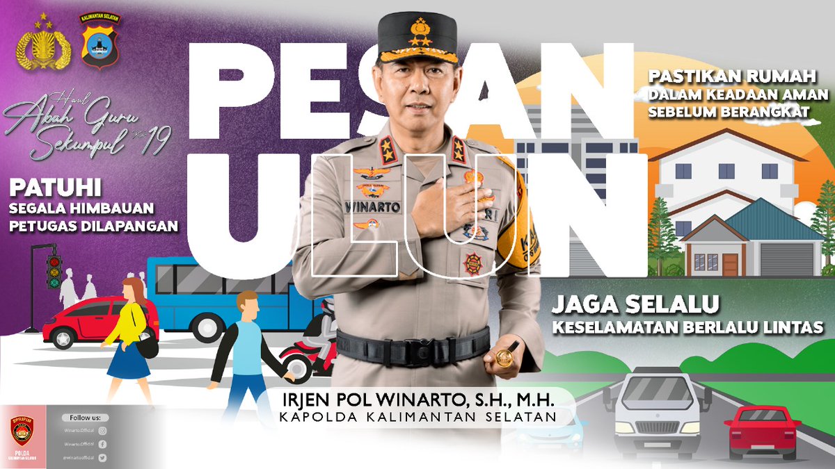 BiroSdmKalsel's tweet photo. Jaga Selalu keselamatan berlalu lintas di saat berangkat mengikuti Haul Abah Guru Sekumpul ke 19 Tahun di Kabupaten Banjar https://t.co/JvRpAJBk2x