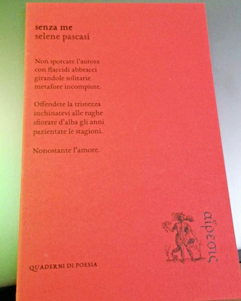 Una silloge che ha vinto molti premi, al prezzo scontato di 12 euro, spedizione inclusa. Chi ne vuole una copia a casa con dedica? #poesiacontemporanea #poesie #poesiaitaliana #ioleggoperché #passionelibri #scrittura #momentolettura #lemiglioriletture #poesia #poeti #versi #libro