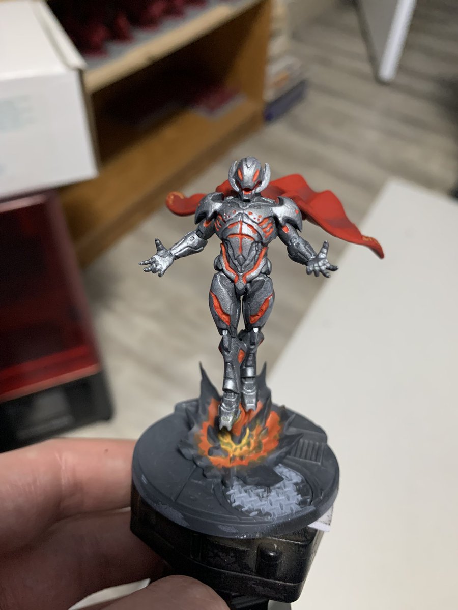 MikesMiniatures's tweet photo. @brushwizard Still powering through the new core set. Just captain marvel left and then I’ll work on that spidey / doc oc rivals panel. https://t.co/gyOO4ITN9Z