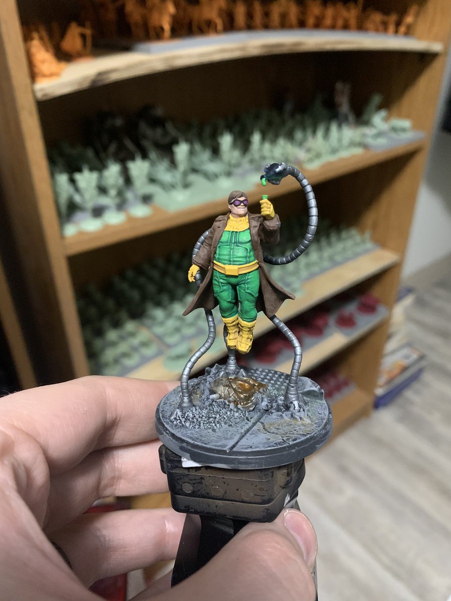 MikesMiniatures's tweet photo. @brushwizard Still powering through the new core set. Just captain marvel left and then I’ll work on that spidey / doc oc rivals panel. https://t.co/gyOO4ITN9Z