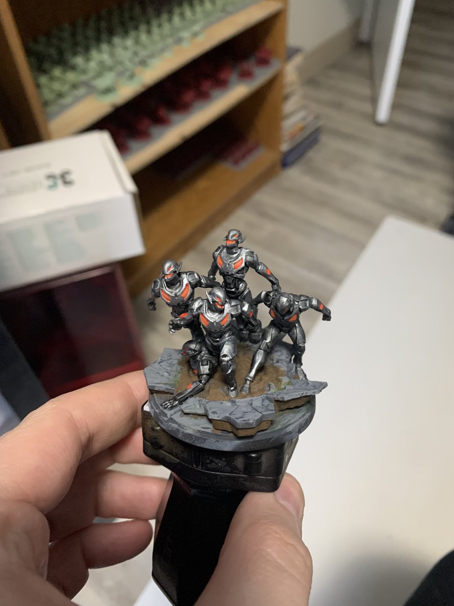 MikesMiniatures's tweet photo. @brushwizard Still powering through the new core set. Just captain marvel left and then I’ll work on that spidey / doc oc rivals panel. https://t.co/gyOO4ITN9Z
