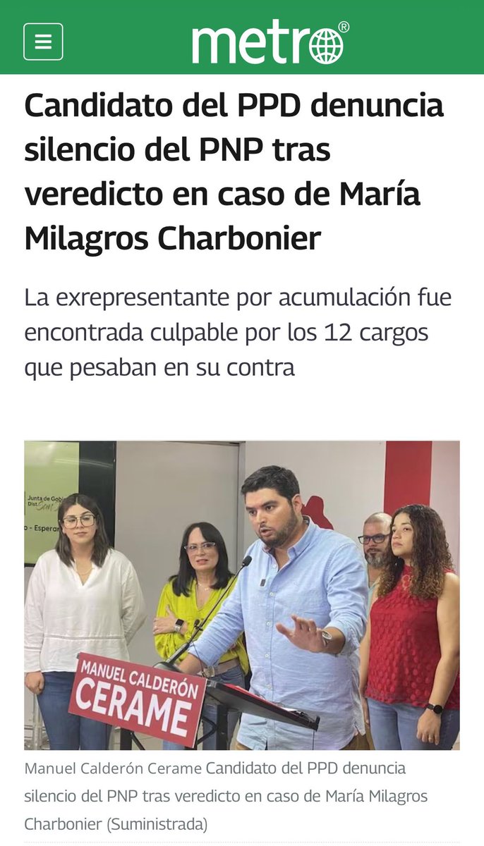 mcalderoncerame's tweet photo. El caso de Tata es lo peor de la política. Es reprochable, asqueante y vergonzoso. El liderato del PNP, particularmente el de San Juan, que en muchas ocasiones hicieron causa común con ella en la agenda de restringir derechos, tienen mucho que explicar.
https://t.co/UByXWS9569 https://t.co/jTMhRRnOmS