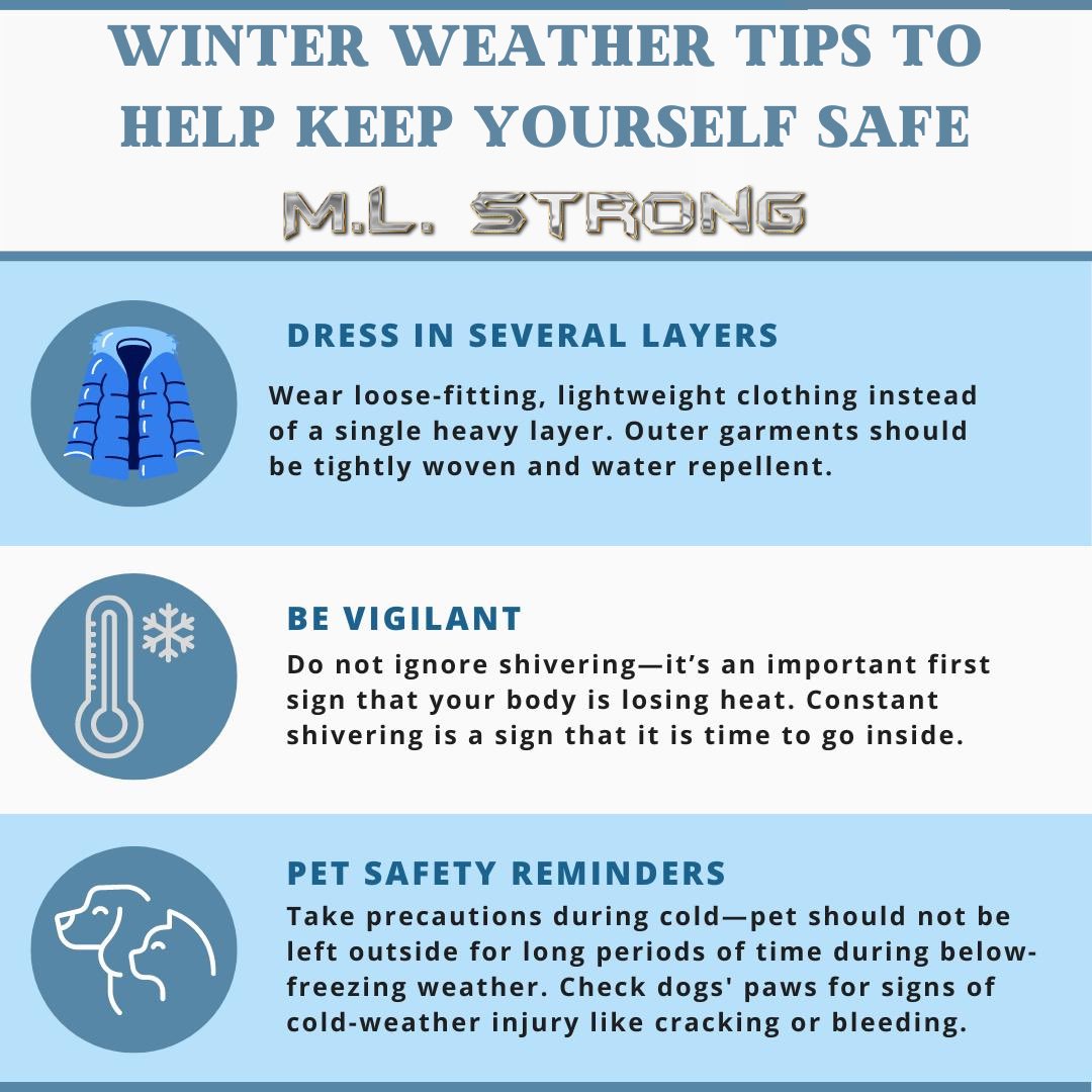 Winter weather safety tips ❄️

MLSTRONGAUTHOR.COM
 #lltb #navyseal #theteams #sealteams #nsw #twoisone #onlyeasydaywasyesterday #longlivethebrotherhood #sealtraining #trident #ethos #sealfiction #sealbooks #navyseals #winter #winterweather #winterweathersafety #safety