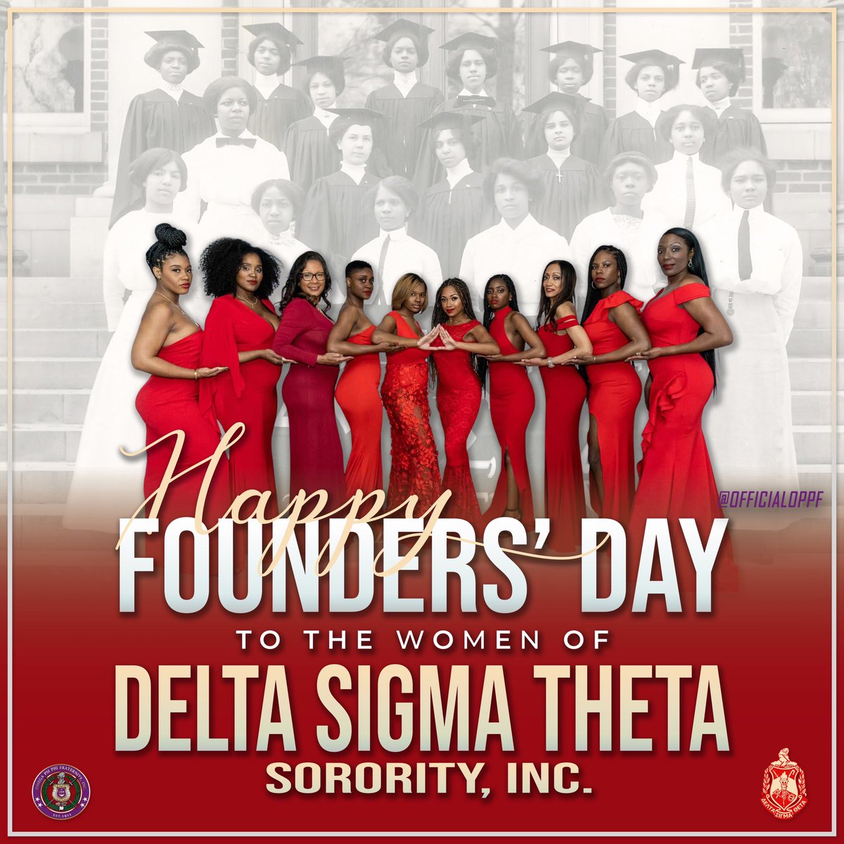 Happy Founder’s Day to the women of Delta Sigma Theta Sorority, Incorporated. We appreciate your 111 years of service and contributions to the community! @dstinc1913