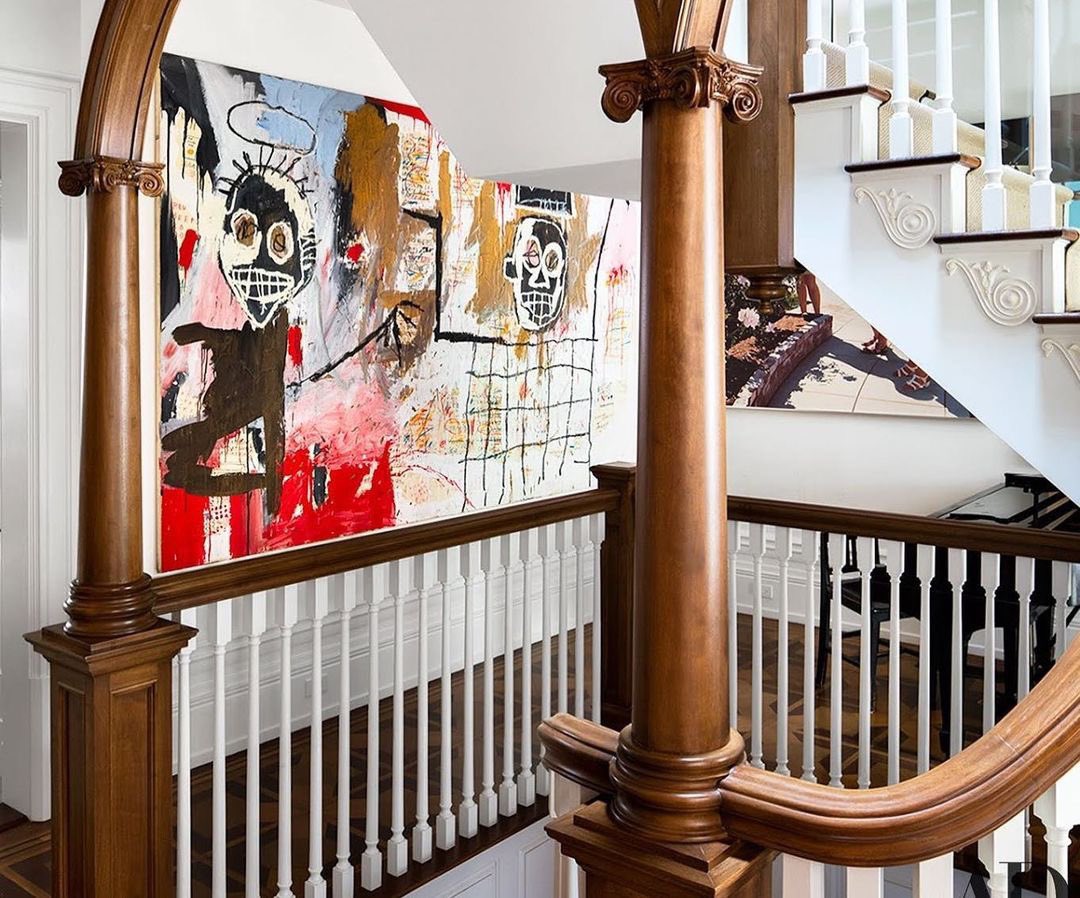 🔴 #RytmaLifeStyle & 𝗔𝗿𝘁 ➖ Les intérieurs de Melissa Neuman à #Manhattan par Russell Groves. Des toiles de #JeanDubuffet, #JoanMiró, #Basquiat et #FernandLéger côtoient des sculptures de #JeffKoons et #HenriMatisse. 📸 © scottfrancesphoto ➖ ➕ rytma.com