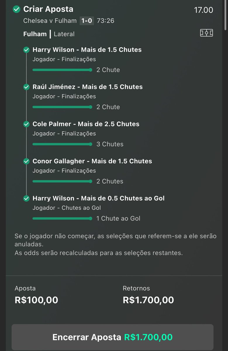 ACONTECEU DE NOVO✅✅✅ ODD 17 para vocês✅✅✅

Quem veio nessa??? Enviado em nosso grupo gratuito, vai ficar de fora mesmo?🔥

Vou sortear 3 PIX para quem curtir e comentar(RT não é obrigatório mas aumenta as chances)🔥🔥🔥