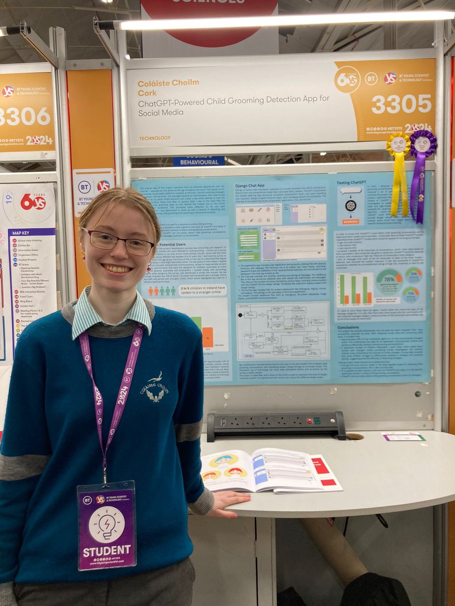 Coláiste Choilm (@colaistechoilm) on Twitter photo Congratulations to Ann who got 3rd place in Senior Individual section in the Technology category, as well as a special award from the Science Foundation Ireland. 👏👏👏👏@btyse @scienceirel <a href="/CorkETB/">CorkETB🇮🇪🇪🇺</a> <a href="/gaelcholaiste/">gaelcholaistechoilm</a> Congratulations to Ann who got 3rd place in Senior Individual section in the Technology category, as well as a special award from the Science Foundation Ireland. 👏👏👏👏@btyse @scienceirel <a href="/CorkETB/">CorkETB🇮🇪🇪🇺</a> <a href="/gaelcholaiste/">gaelcholaistechoilm</a>