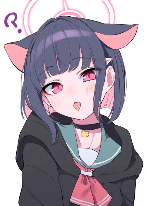 舌をしまい忘れ山カズサ～#ブルアカ 