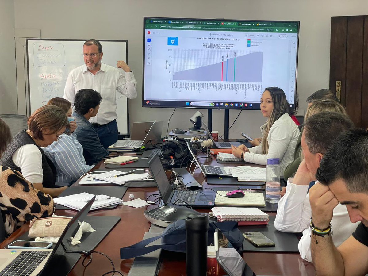 AlcRionegro's tweet photo. Desde muy temprano nuestro alcalde @jorgerivasu reunió al equipo de gobierno, para emprender acciones para la construcción del Plan de Desarrollo, Rionegro Ciudad del Bienestar 2024-2027 ✍️💚 https://t.co/fRuRvlq4X8