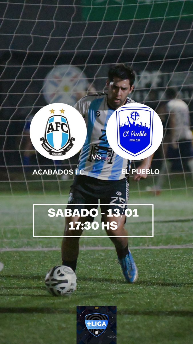 ¡ 𝐇𝐎𝐘 𝐉𝐔𝐄𝐆𝐀 𝐀𝐂𝐀𝐁𝐀𝐃𝐎𝐒 ! 💙

Comienza una nueva ilusión con esta familia, nos enfrentamos al conjunto de <a href="/elpueblofc/">El Pueblo</a> por la primera fecha de la <a href="/ligadetuiteros_/">Más Liga</a> 

Con ganas de comenzar con el pie derecho ¡ Con todo muchachos ! 👊🏻💪🏻 

☀️ 🍺