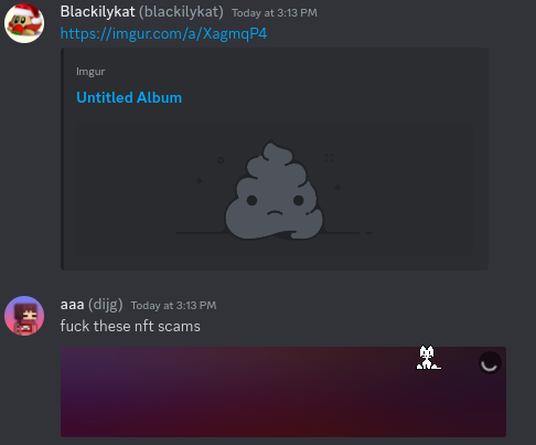EssenJey's tweet photo. @discord_support ur dying https://t.co/s0fPLba6B8
